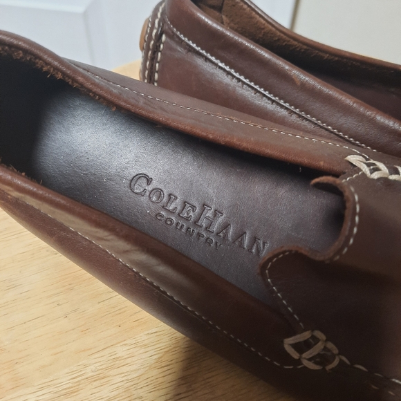 Brand New Cole Haan Leather Driving Shoes - Picture 3 of 4